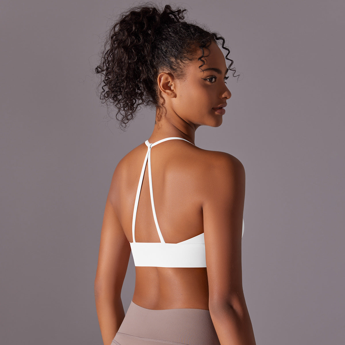 Seamless padded bra