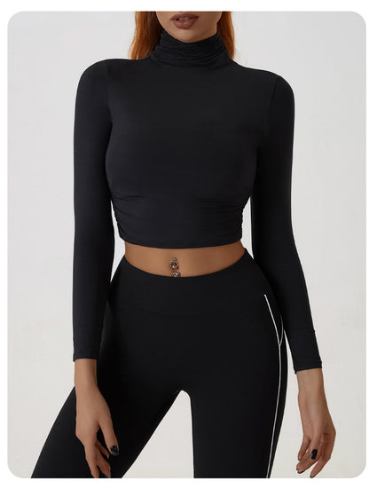 Full sleeve cropped top