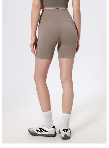 Nude Feel Pleated waist shorts