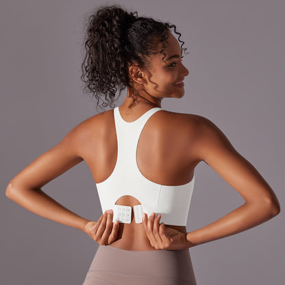 T back high support sports bra