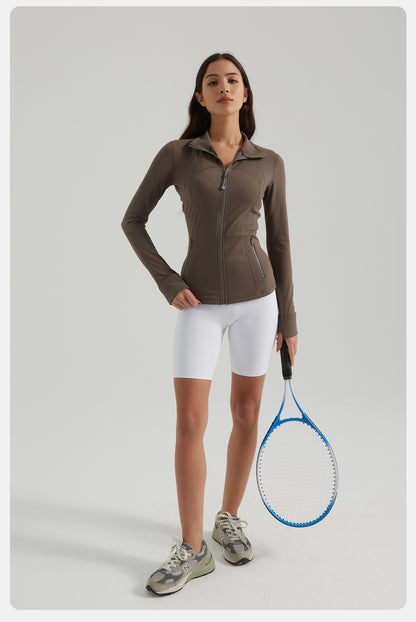 Zip front jacket