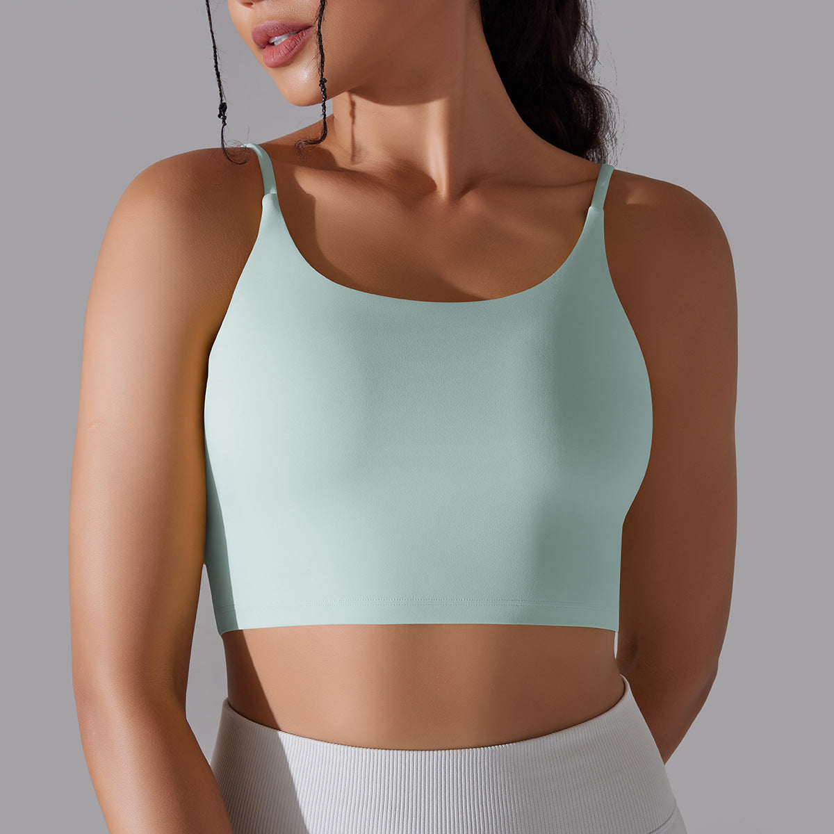Seamless medium support sports bra