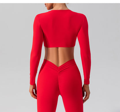 Twisted front cropped top