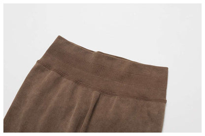 Stone washed leggings