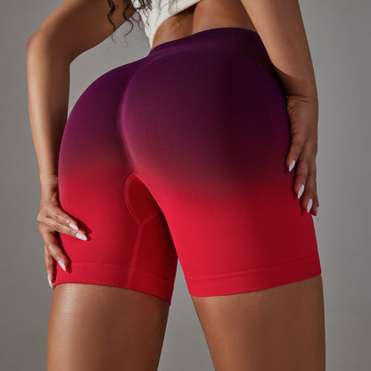 Ombre biker shorts