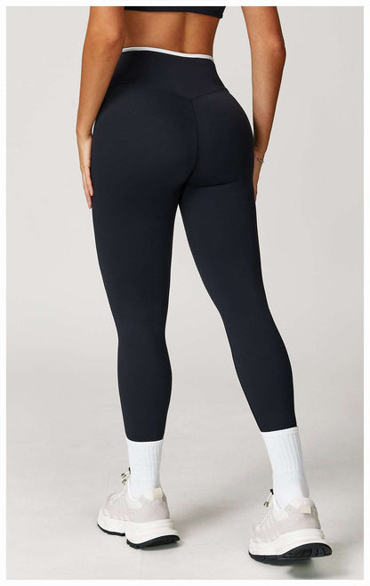 Cross waist leggings