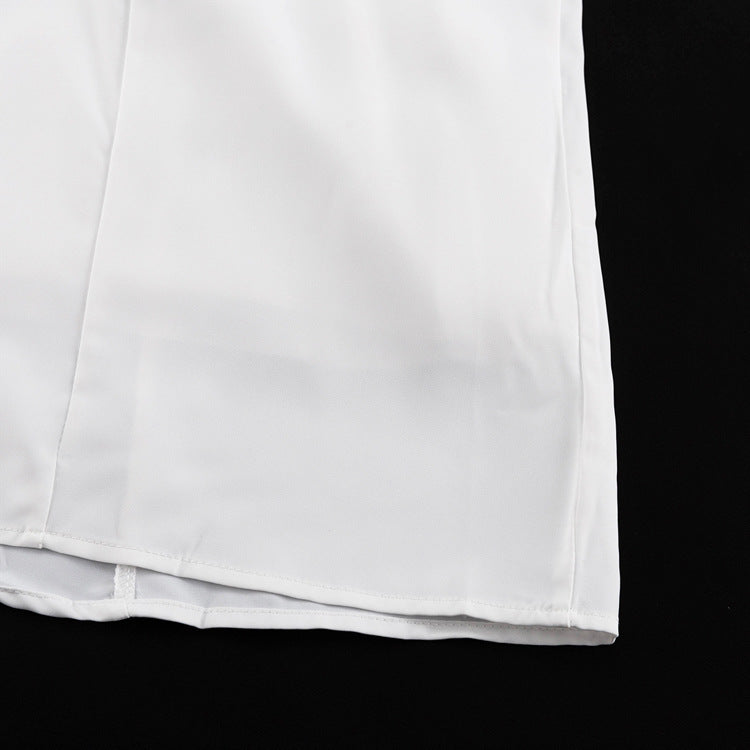 Dress with contrast bow