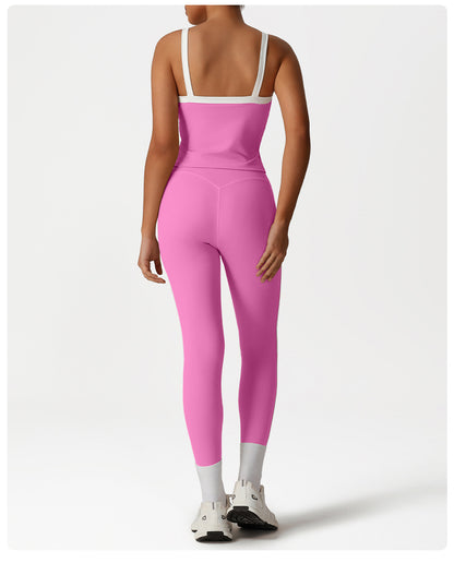 Contrast strap vest