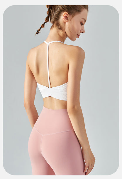 Spaghetti strap sports bra