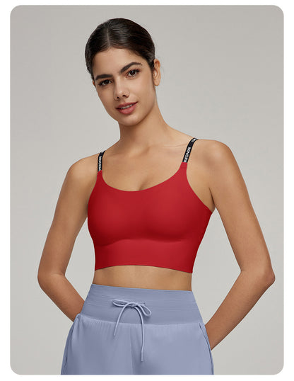 Jacquard strap bra