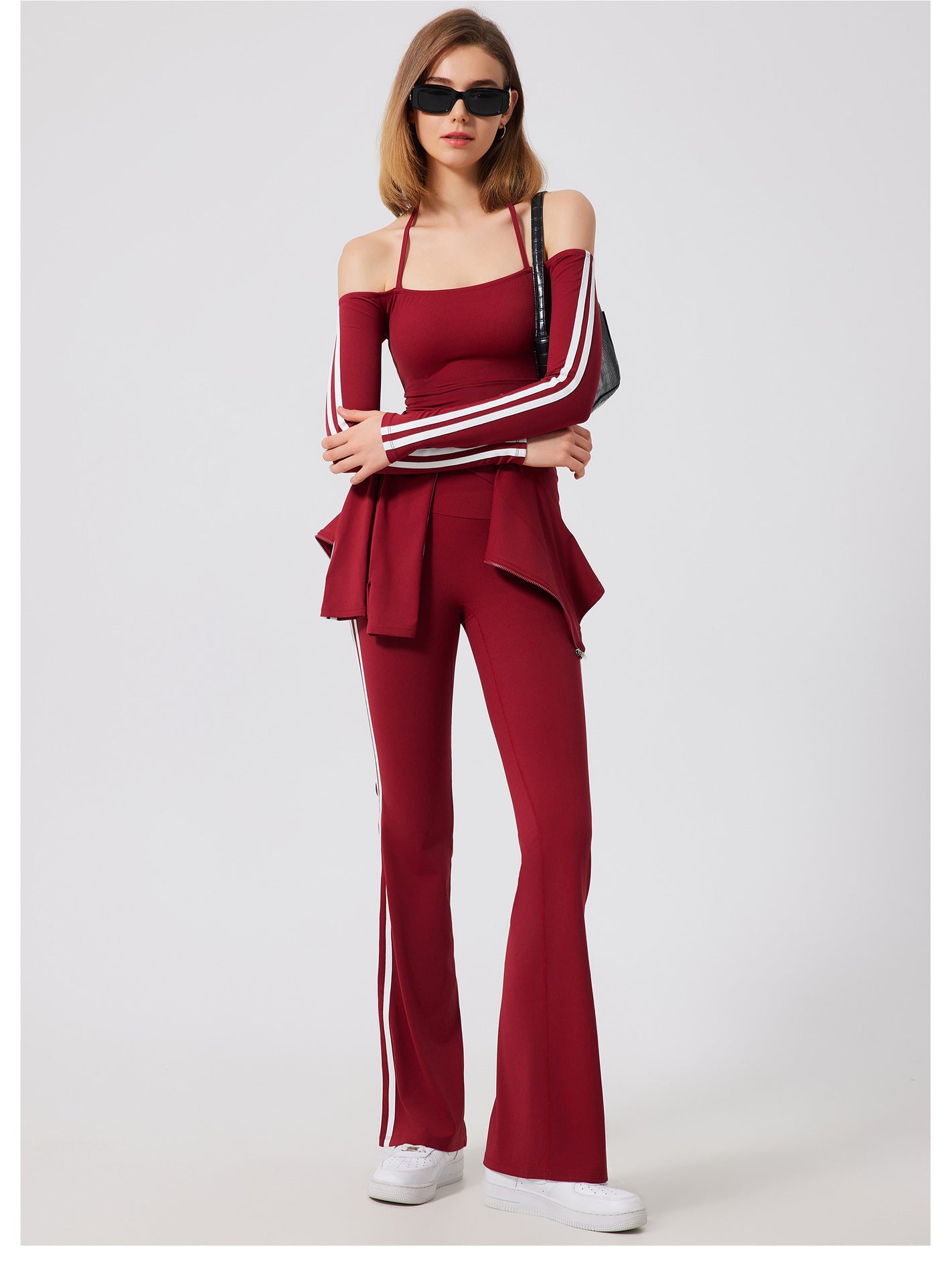 Striped sports jacket