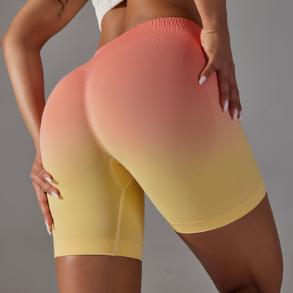 Ombre biker shorts