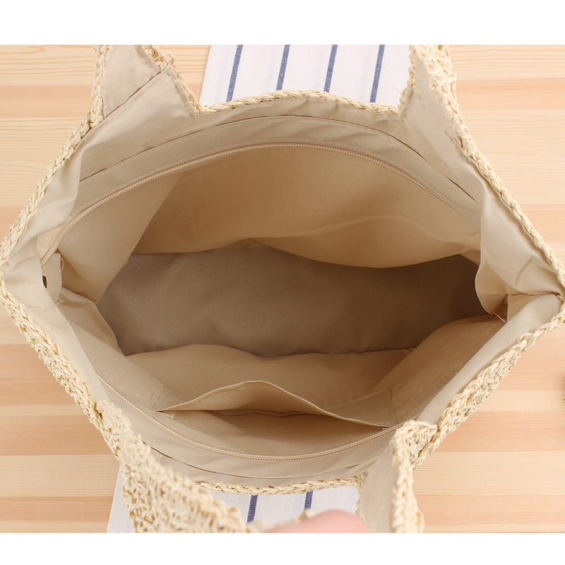 Hand-Woven  Beach Bag