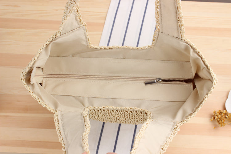 Hand-Woven  Beach Bag