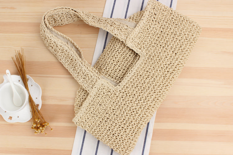 Hand-Woven  Beach Bag