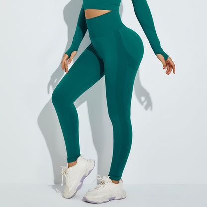 Seamless contour back leggings