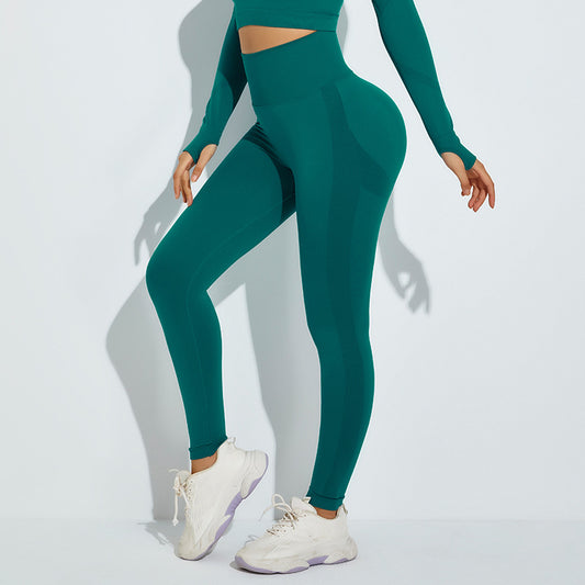 Seamless contour back leggings