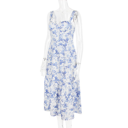 Floral Midi dress with pockets