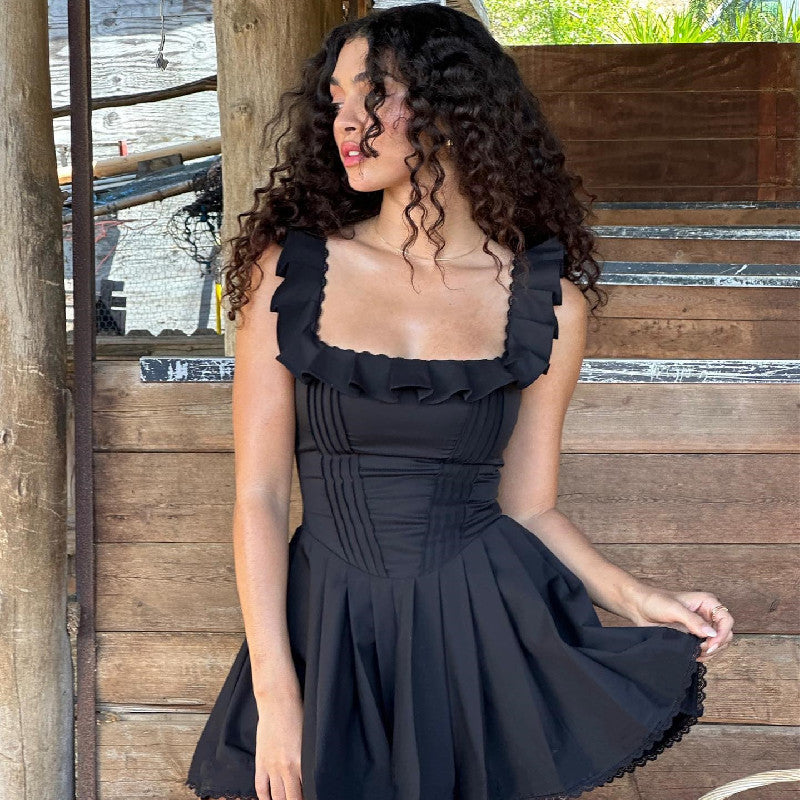 Square neck corset dress