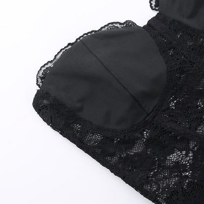 Bandeau lace jumpsuit