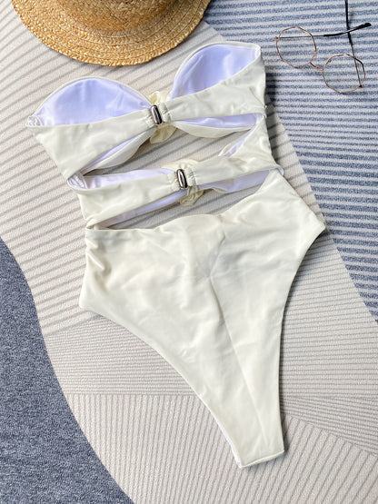 Swimsuit with matching skirt